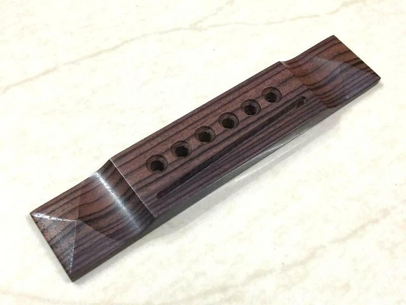 Musical String Pyramid Bridge 6 string for acoustic guitar Rosewood wood best replacement - Image 1